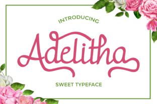 Adelitha: A Versatile Script Font for Creative and Professional Design
