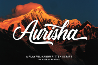 Aurisha Script: A Brush of Elegance in Handwritten Typography
