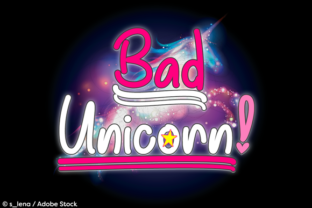 Bad Unicorn Handwriting Font