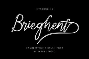 Brieghent: A Luxurious Handwritten Font for Elegant Design