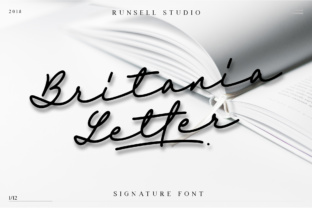 Britania Letter: Elegant Handwriting for Authentic Projects