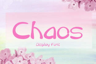 Chaos: A Bouncy and Charming Display Font for Friendly Designs