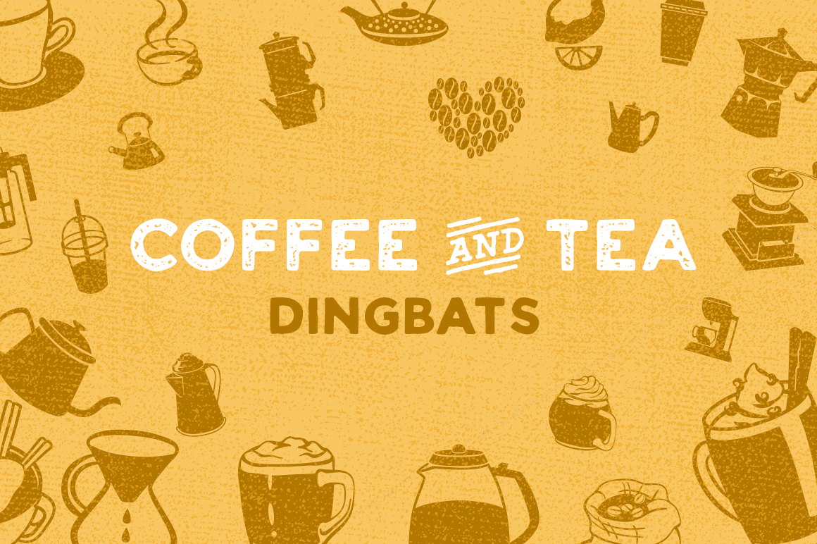 Coffee Tea Dingbat: A Unique Font for Creative Projects