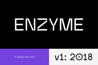 Enzyme: A Modern Sans-Serif Font for Designers Seeking a Unique Edge