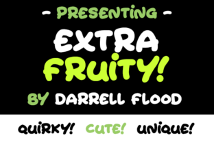 Extra Fruity: A Unique Font for Creative Projects