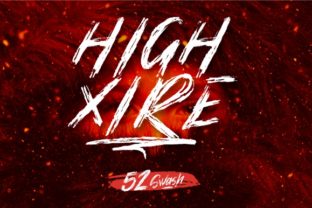 High Xire: A Bold Brush Font for Creative Expression