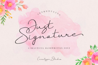 Just Signature: A Modern Script for Elegant Design