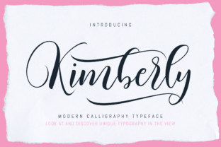 Kimberly Script: A Modern Calligraphy Font for Authentic Design