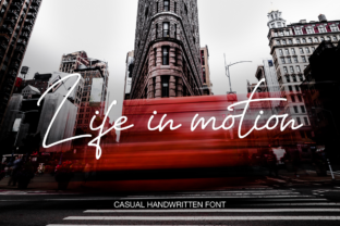Life in Motion: A Handwritten Font That Captures the Rhythm of Creativity
