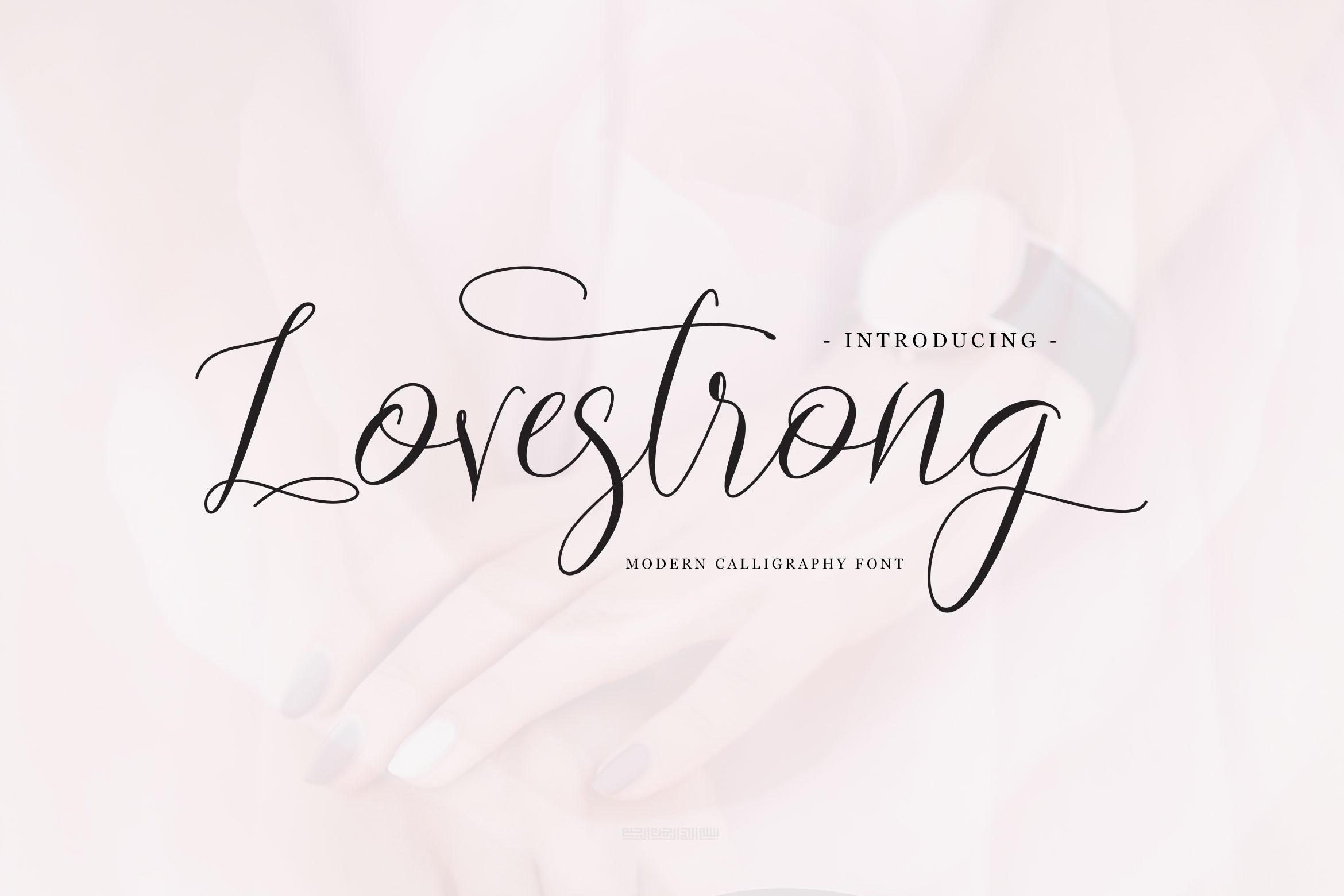Lovestrong: A Typography of Romance and Elegance