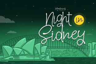 Night in Sidney: A Stylish Script Font for Elegant Design