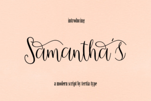 Samantha's Script: A Timeless Font for Modern Design