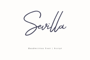 Sevilla: A Signature-Style Handwritten Font for Modern Design