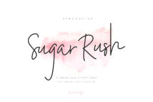 Sugar Rush: A Handwritten Font That Brings Class and Creativity to Life