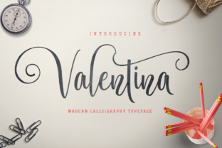 Valentina: A Unique Calligraphy Font for Elegant Design