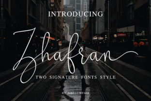 Zhafran: Elevating Your Brand with a Signature Font